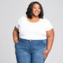 quani boyd white tee skinny jeans